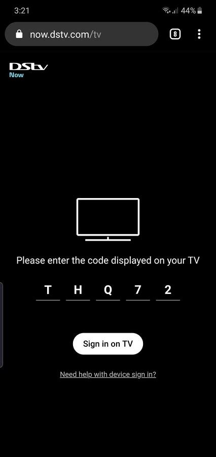 dstv.stream tv login.